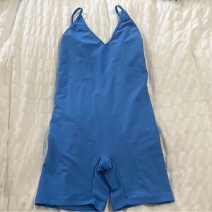 Skatie bodysuit blue size small excellent condition!!